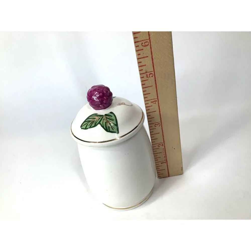 Vintage Knotts Berry Farm Ceramic Canister Sugar Jam‎ Made Japan 5